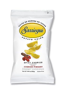 Kartoffelchips Spicy Chorizo Flavored, 125g - Box 10 Stücke