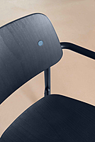 Studie Stained Wooden Armchair