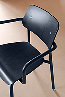 Studie Stained Wooden Armchair