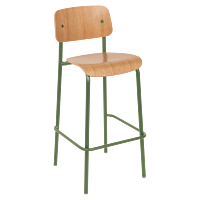 Studie Oak Bar Chair H75