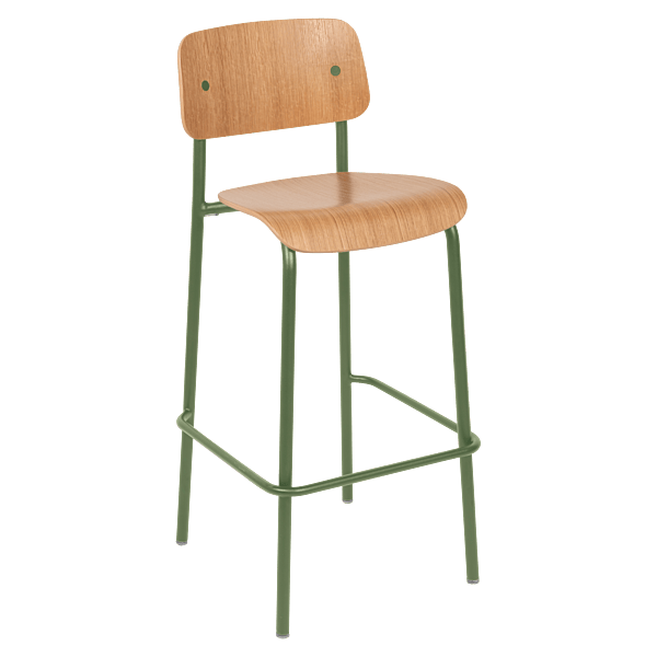 Studie Oak Bar Chair H75