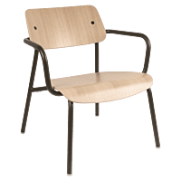 Studie Oak Lounge Armchair