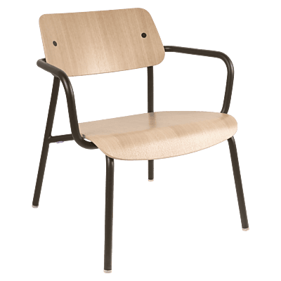 Studie Oak Lounge Armchair