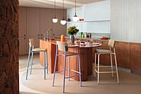 Studie Oak Bar Chair H65