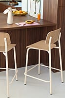 Studie Oak Bar Chair H65