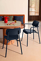 Studie Stained Wooden Chair