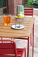 Surprising Teak Table 90x60cm