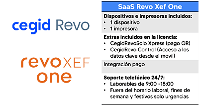 Licencia SaaS Revo Xef One