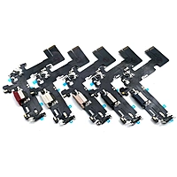 Replacement Charging Port Flex Flex Cable With Microphone - Black - Apple iPhone 13