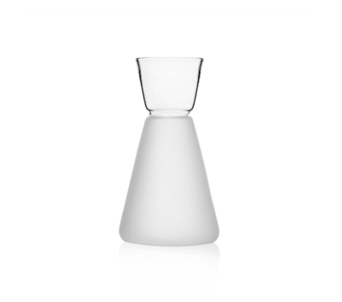 ICHENDORF HIGH RISE SAKE JUG FROSTED CLEAR
