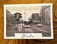 Tram Greeting Card