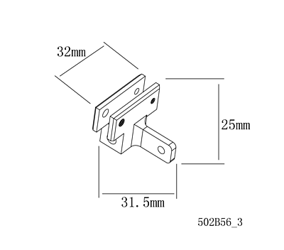 TFL Aluminium Rudder Arm/Hub (160-180mm) TFL Aluminium Rudder Arm/Hub (160-180mm)