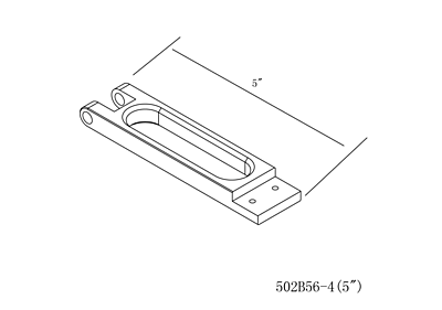 TFL 5" Rudder Bracket