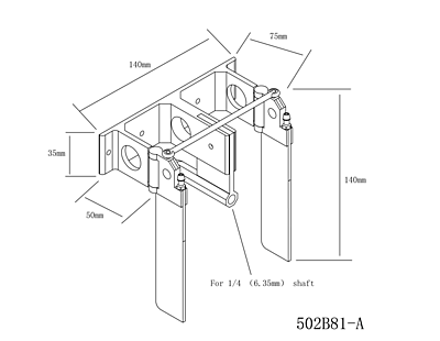 TFL Strut & Dual Rudder Assembly
