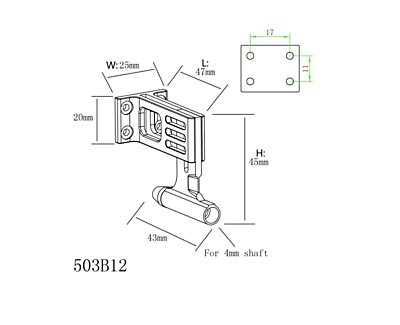 TFL Aluminium Strut 4mm