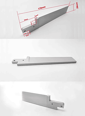 170mm rudder blade(without water intake) 170mm rudder blade(without water intake)