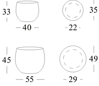 Saya Plant Pot Round