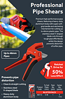 Professional Pipe Shears