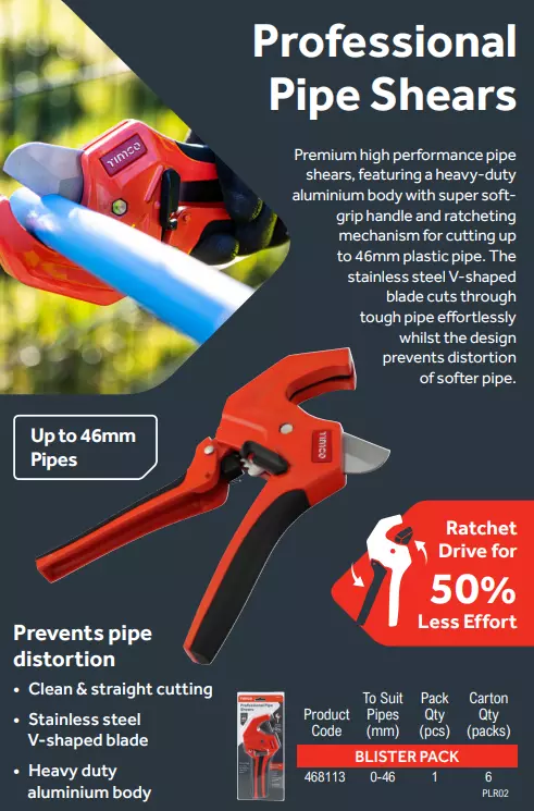 Professional Pipe Shears