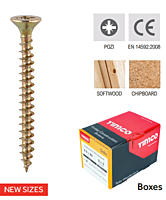 Timco Solo Woodscrew PZ1 CSK ZYP