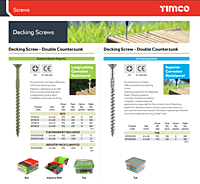 Decking Screw - Double Countersunk - A2 Stainless Steel