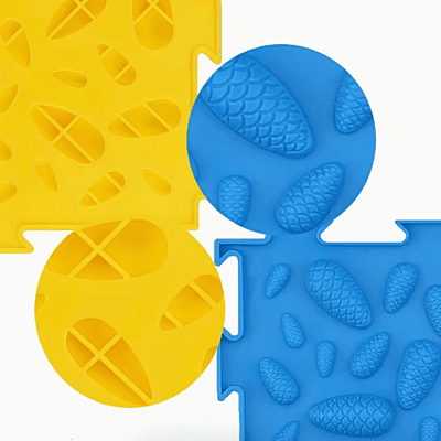 Модулен килим за игра Ortho Puzzle - 12 части – сензорен ортопедичен пъзел за деца