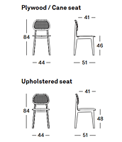 Titus Dining Chair Black Stained Oak