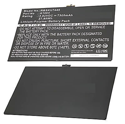 For iPad Pro 9.7 (2016) - Replacement Battery A1664 3.82V 7300mAh