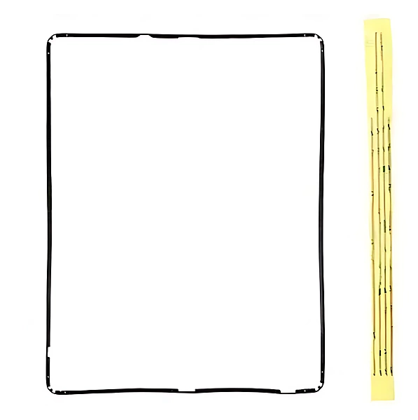 For iPad 4 - Digitizer Support Frame With Adhesive - Black