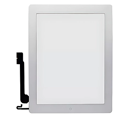 For iPad 4 - Touch Screen With Button - White - PQC