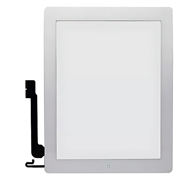 For iPad 4 - Touch Screen With Button - White - PQC