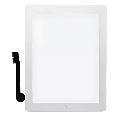 iPad 3 Touch Screen With Button - white - PQC