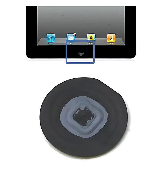 iPad 3 - iPad 4 - Home Button - Black