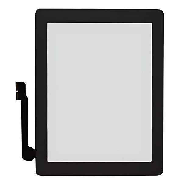iPad 3 Touch Screen With Button - Black - Premium