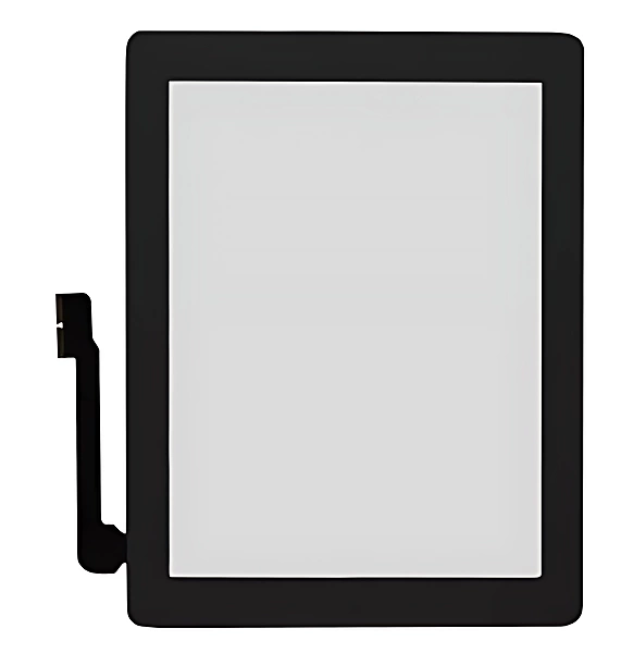 iPad 3 Touch Screen With Button - Black - Premium