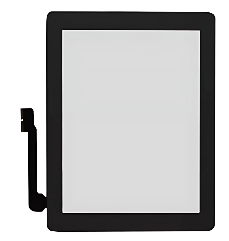iPad 3 Touch Screen With Button - Black - Premium
