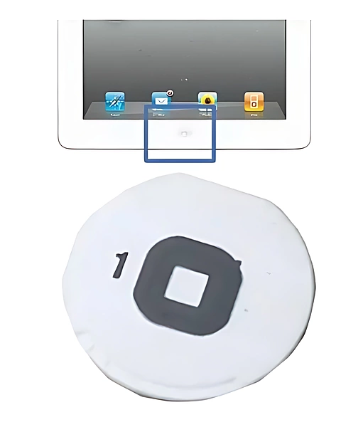 iPad 3 - iPad 4 - Home Button - White
