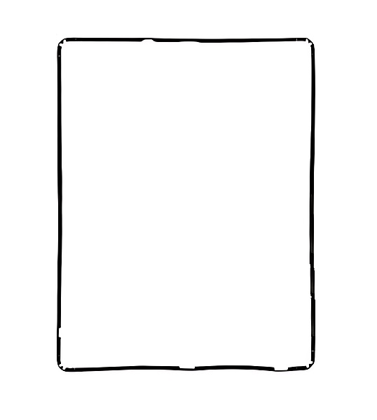 iPad 2 - iPad 3 - Digitizer Support Surround Bezel Replacement - Black