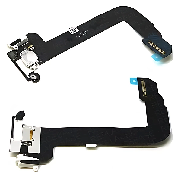 iPod Touch 6th Generation - Replacement Dock Port With Home Button Flex - White
