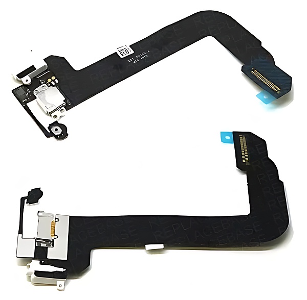 iPod Touch 6th Generation - Replacement Dock Port With Home Button Flex - White