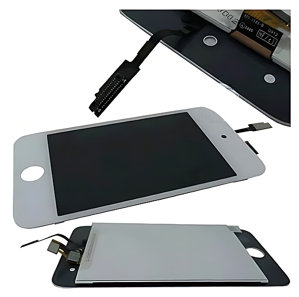 Apple iPod Touch 4th Generation - Front LCD Assembly With Digitizer Attached - White
