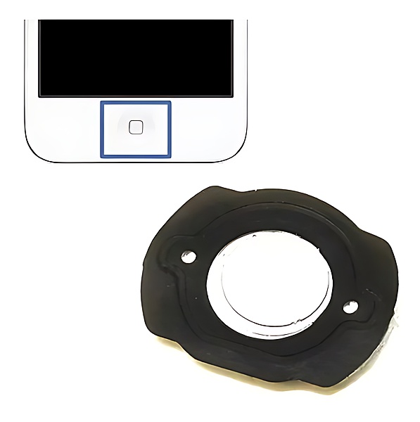 Apple iPod Touch 4th Generation 4G - Replacement Home Button with Rubber - White