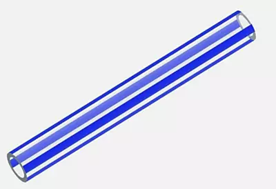 Whale LDPE Tube 12mm x 8.5mm Blue 1m