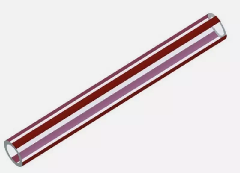 Whale LDPE Tube 12mm x 8.5mm Red 1m