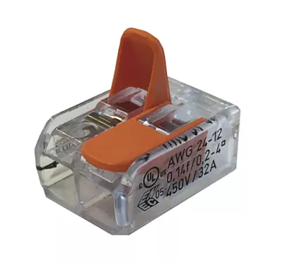 WAGO Screwless Connection Terminal (2 Openings)