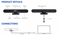 SeeUp4C 4K USB Video Bar