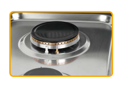 Cocina a gas 4 fuegos SERIE 600 CG-4F
