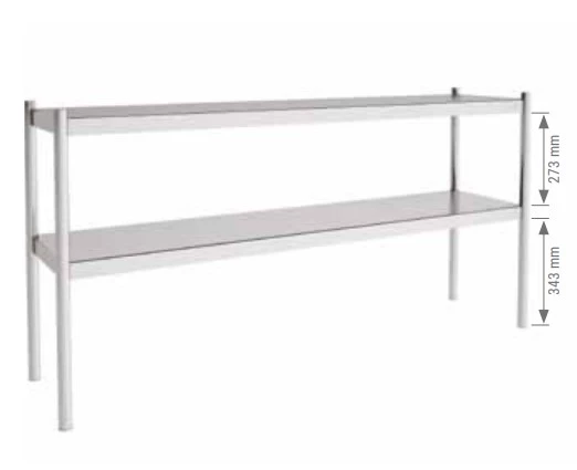 Estanteria Sobremesa Doble Desm. Dim:1300X350X700