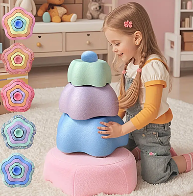 Цветни баланс камъни – комплект от 5 броя Цветни баланс камъни – комплект от 5 броя