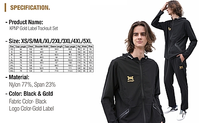 KPNP GOLD LABEL TRACKSUIT SET KPNP GOLD LABEL TRACKSUIT SET